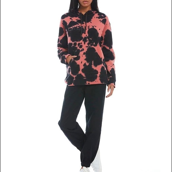 🔆HURLEY 🔆 TATE TIE DYE BOYFRIEND HOODIE SWEATSHIRT - Picture 6 of 14